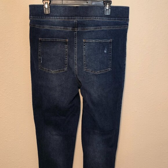 Spanx Women's Distressed Denim Leggings - Picture 2 of 9